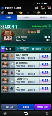 MLB 9 Innings Rivals android App screenshot 5